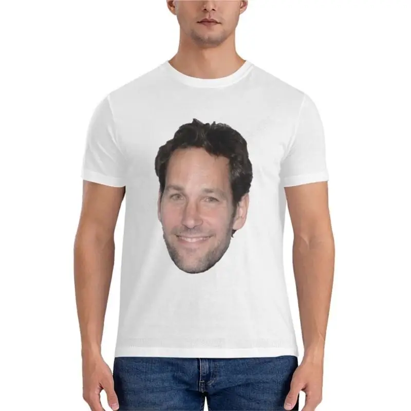 Мужская хлопковая футболка с принтом Paul Rudd