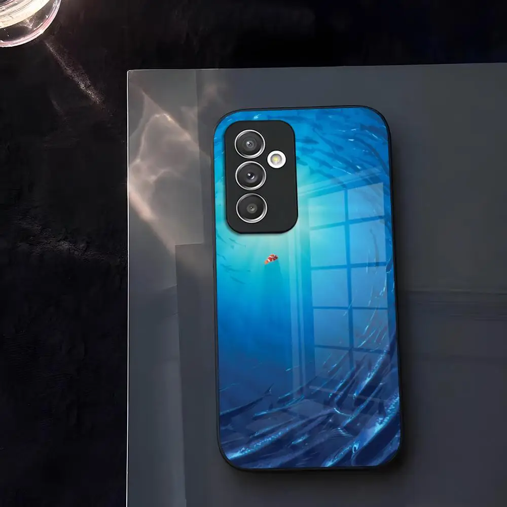 Чехол для телефона Disney находка Дори стекло Samsung Galaxy S21 S22 S20 S24 S23 Ultra Fe Plus A34 A54 A24 A52 A53
