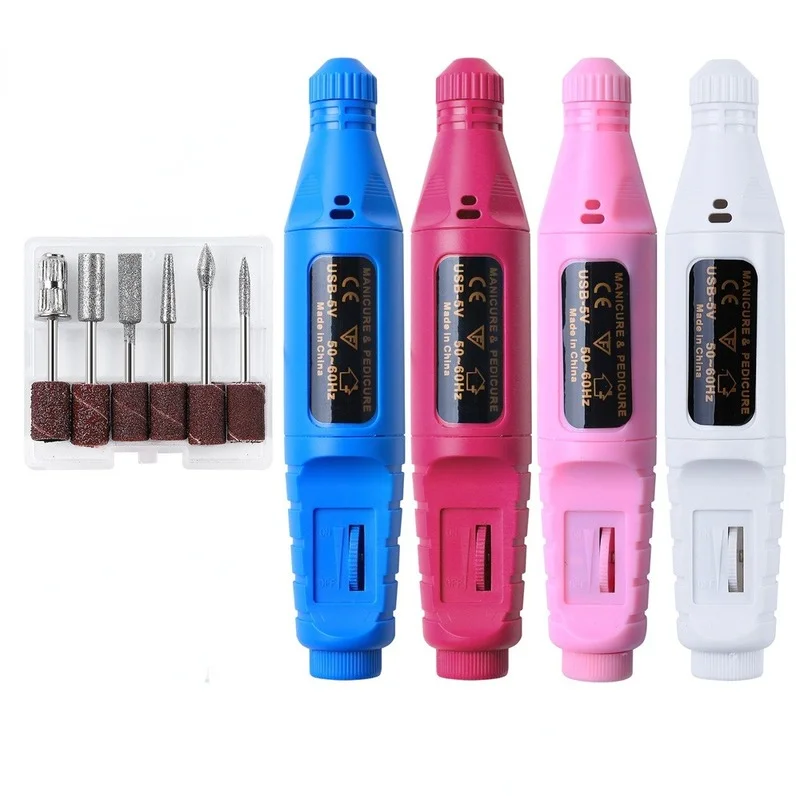 

Nail Pen Grinder USB Cable Portable Manicure Grinder Nail Tools