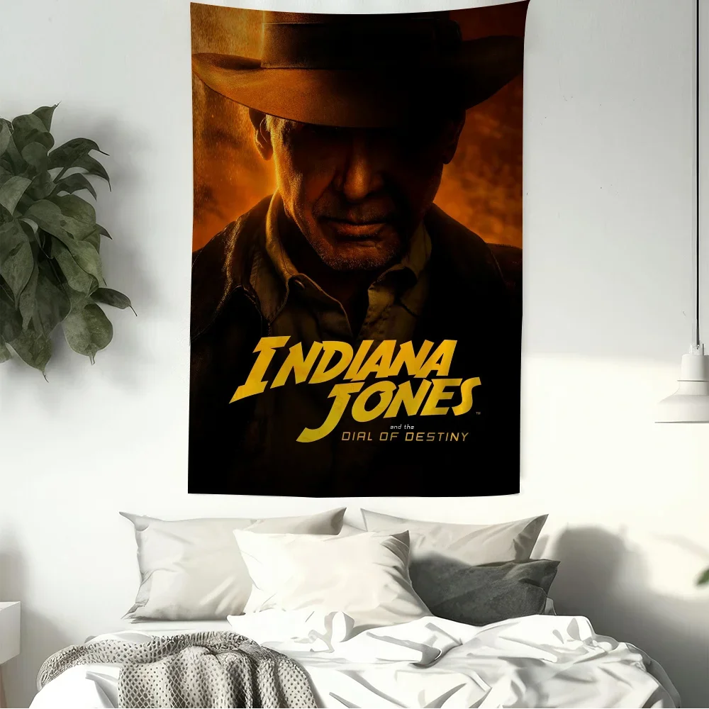 Крупный настенный гобелен с принтом Индиана Джонс подвесной Таро хиппи