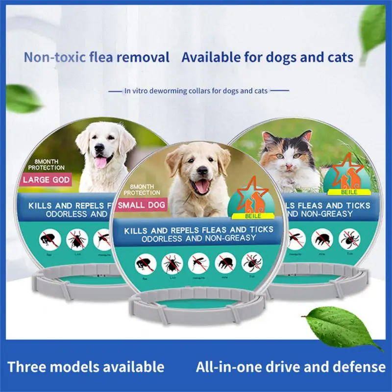 

Anti Bite Anti-parasitic Flea Collars Retractable Anti-mosquito Insect Repellent For Puppy Cat Large Dogs Effective Pet Collars