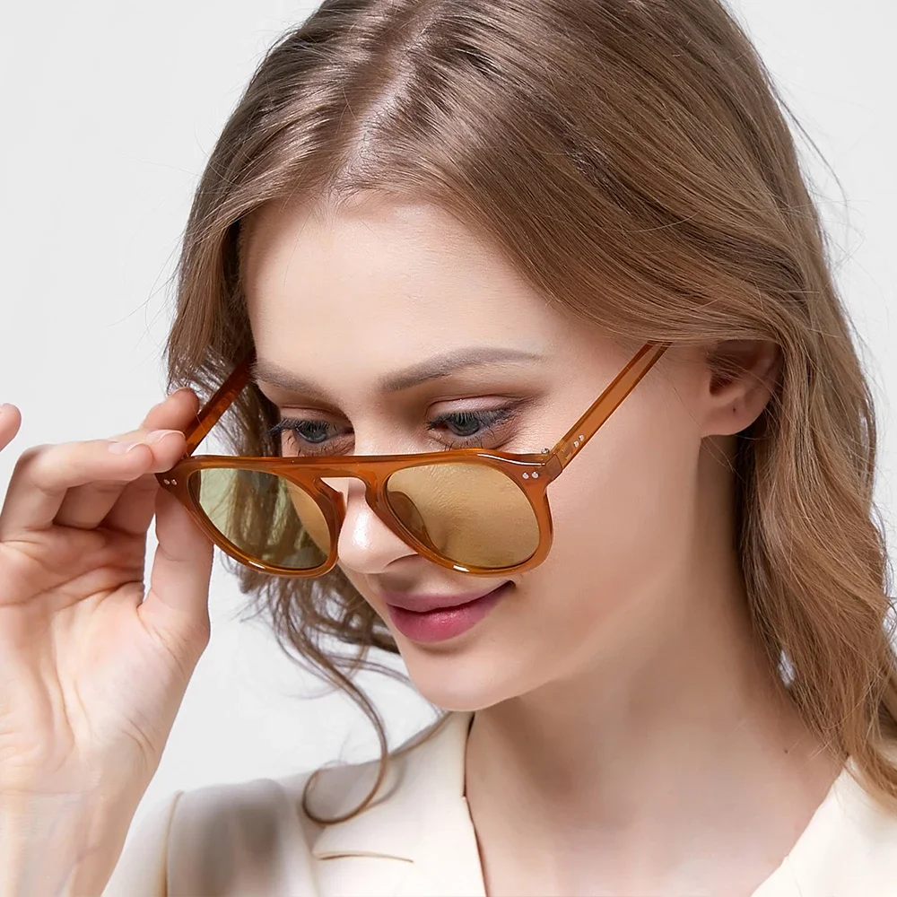 JNPCXI модные овальные солнцезащитные очки для мужчин и женщин винтажные брендовые