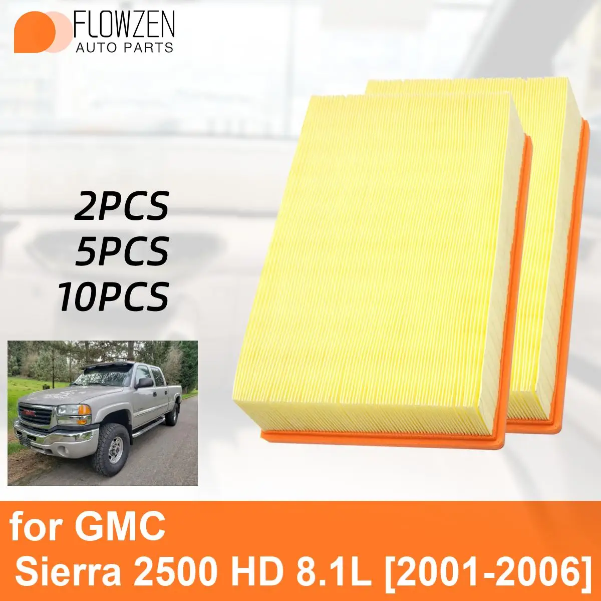 Воздушный фильтр в салон автомобиля для GMC Sierra 2500 HD 2001 л 2006-15908915 Авто фильтры из