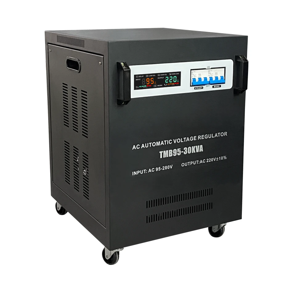 

Relay type 220v 30KVA AVR ac automatic voltage regulator Automatic voltage stabilizer for home appliance