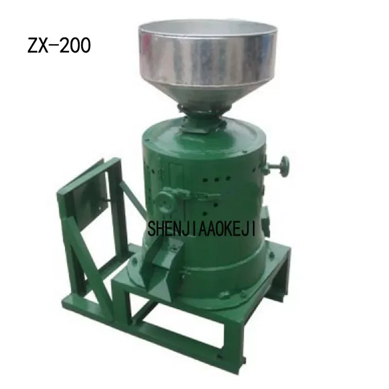 

mill paddy rice husk peeling machine ZX-200 corn grits grinder grain mill machine high output peeling rice mill 380V 1pc