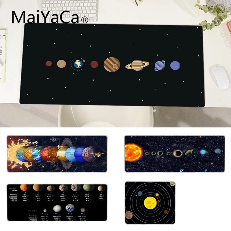 

MaiYaCa Universe Starry Sky Large Gaming Mouse Pad XL Locking Edge for Desk Mat for CSGO Game Player Desktop PC Computer Laptop