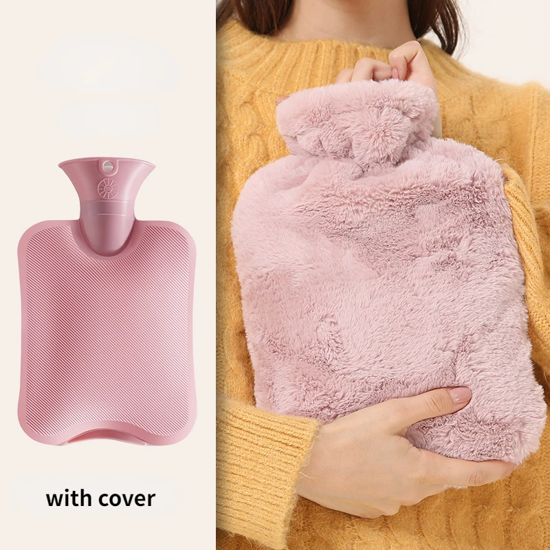 

Hot Water Bottle Injection Thickened Explosion-proof Waist Warmer Hot Compress Belly Belly Warm Handbag Size Plush Hot Water Bag