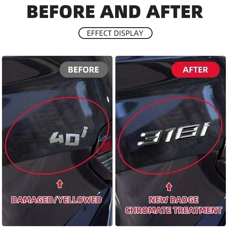 316i 318i 320i 335d 340d 320e 323e 325e ABS эмблема багажника буквы значки логотип автомобиля для BMW