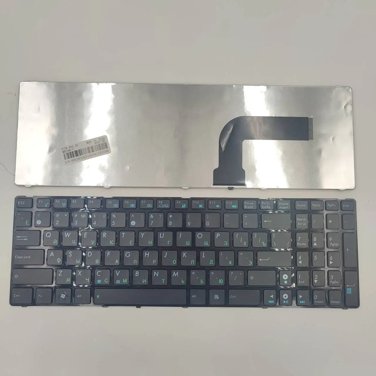 Клавиатура для ноутбуков Asus A52, A53, K52, K53E, K72, N73J, G72, G73, R503U, R704, X55, X75 (русская раскладка) (art.: 3920d83ffd208) - 3920d83ffd208
