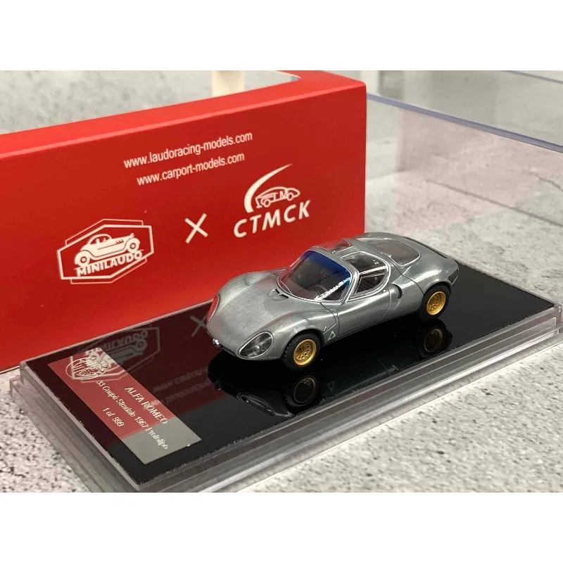 Фото Модель автомобиля CTMCK 1/64 из сплава ALFA ROMEO 33 Coupe Stradale 1967 года, детская игрушка, предмет коллекционирования, подарок для мальчиков №4