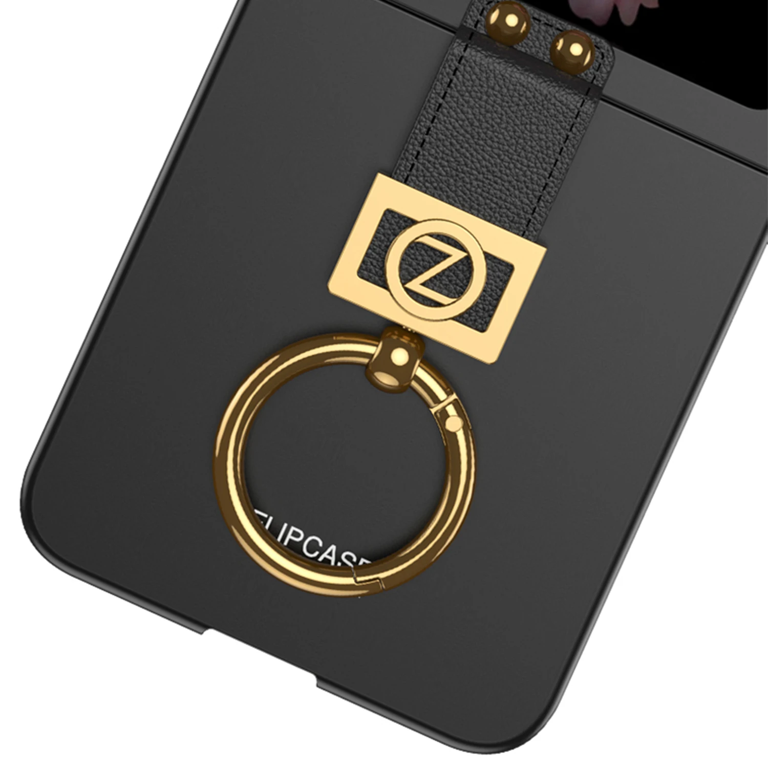 Деловой Чехол-держатель с кольцом Z для Samsung Galaxy Flip 5 6 тонкий Матовый ультратонкий