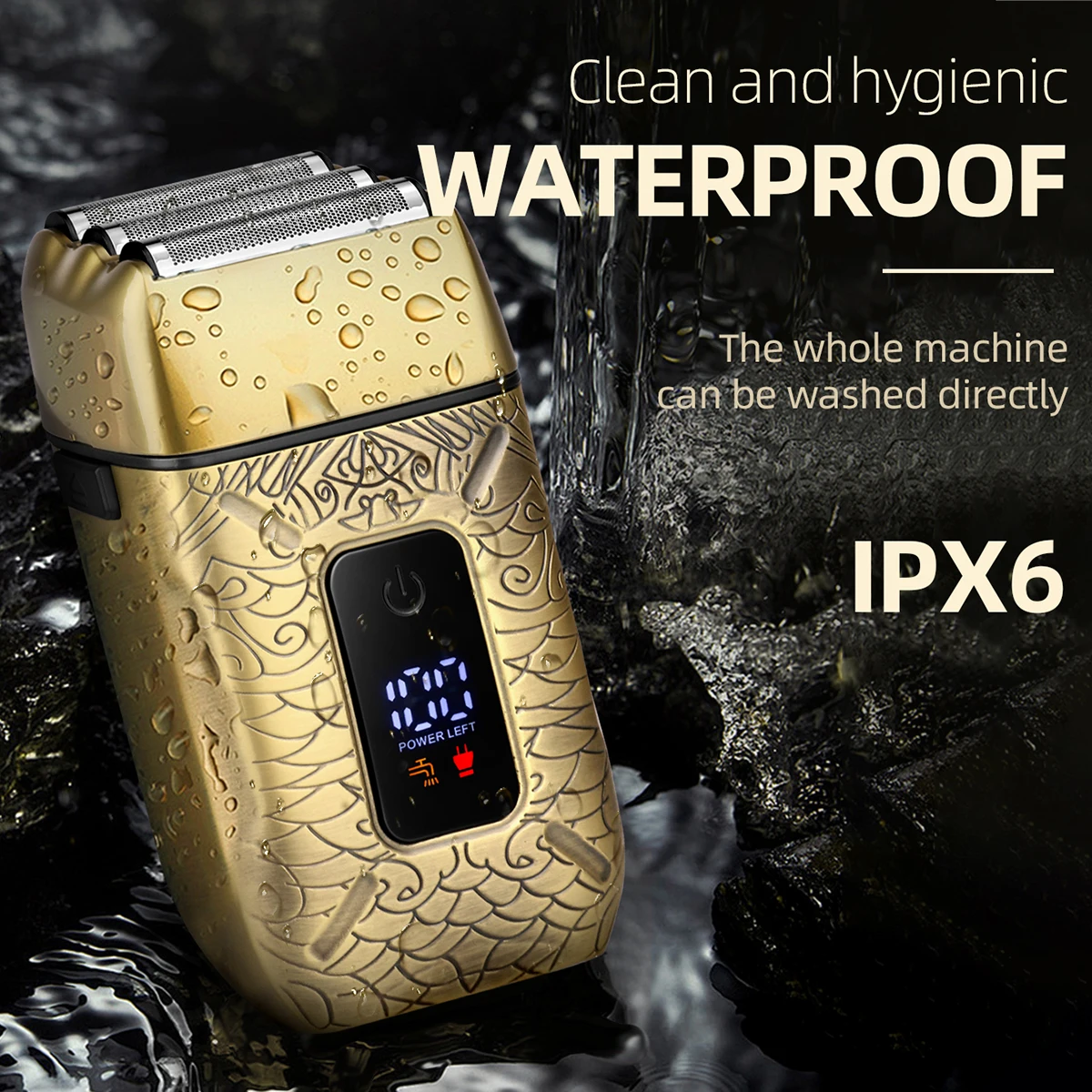 Профессиональная бритва KIKIDO Водонепроницаемая перезаряжаемый триммер для