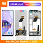 Оригинальный ЖК-дисплей 6,5 дюйма для Xiaomi Redmi 10, ЖК-дисплей, сенсорный экран, дигитайзер в сборе, запчасти для Xiaomi Redmi 10 21061119AG