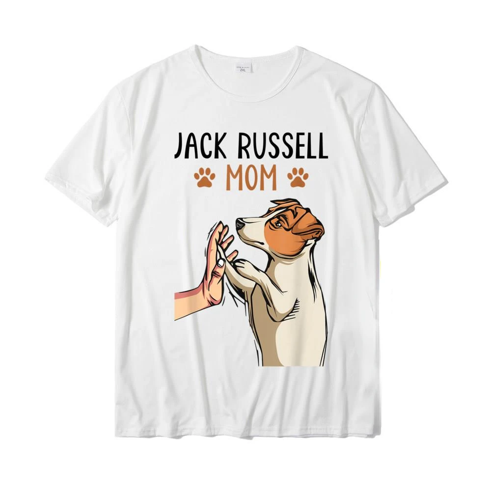

Kawayi Jack Russell Terrier Mom Cute Dog Mama Funny Women T-Shirt Printed Tees ladies Tshirts Printed Special streetwear