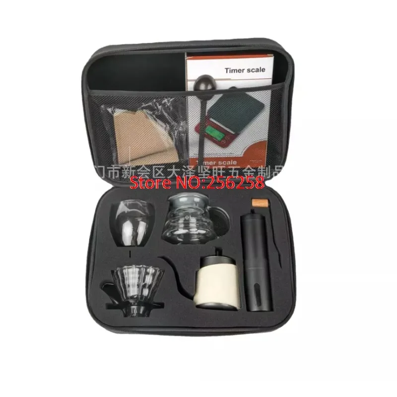

V60 Pour Over Coffee Maker Gift Set All in 1 Coffee Accessories Tools 304 Stainless Gooseneck Kettle Coffee V60 kit