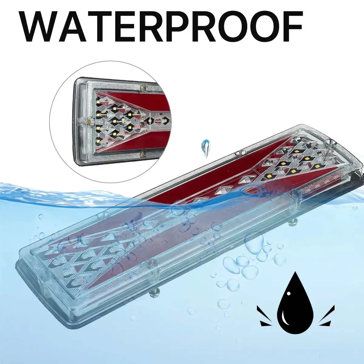 Светодиодсветодиодный задние фонари для грузовиков динамический сигнал