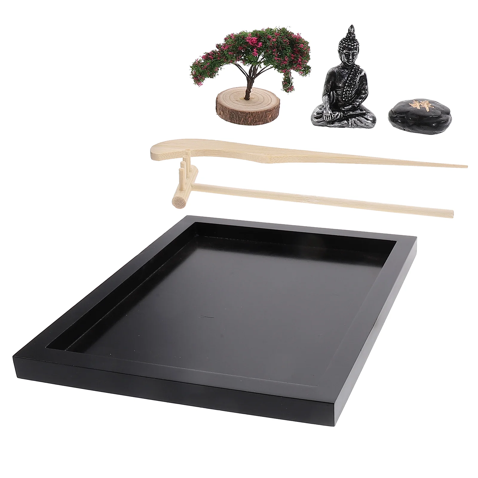 

Micro Landscape Decor Zen Garden Kit Sandbox Figure Model Artware Desk Dining Table