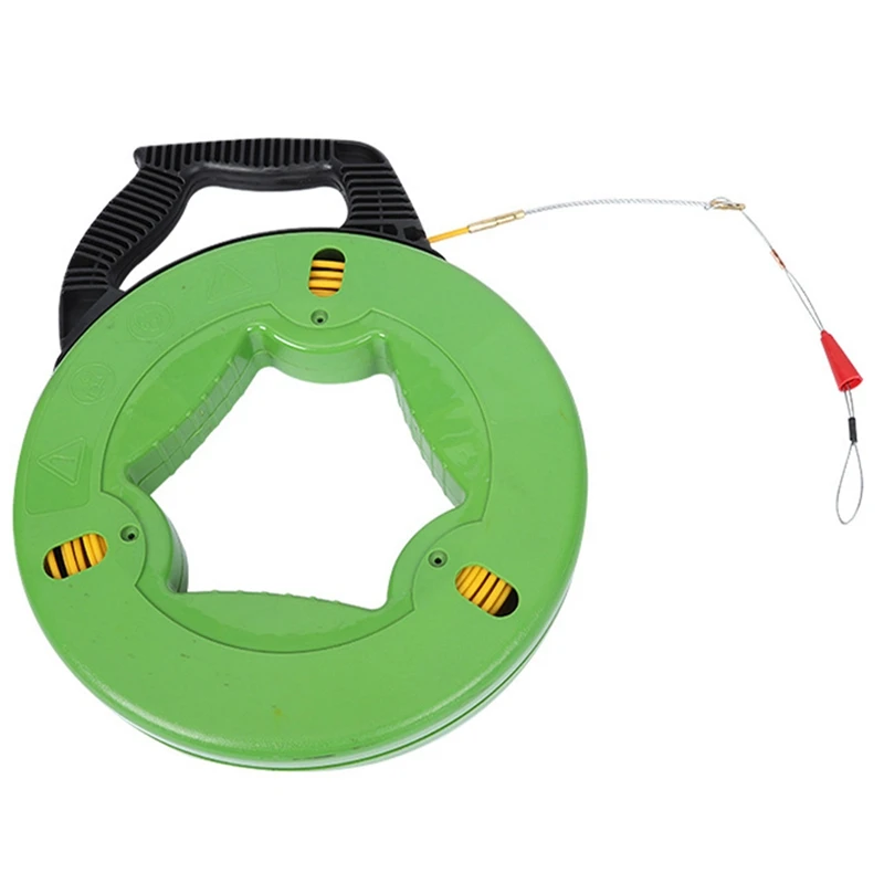 

Plastic-Coated Electrician Glass Fiber Fish-Shaped Cable Puller Dark Pipe Cable Puller Threader Through Wall Line