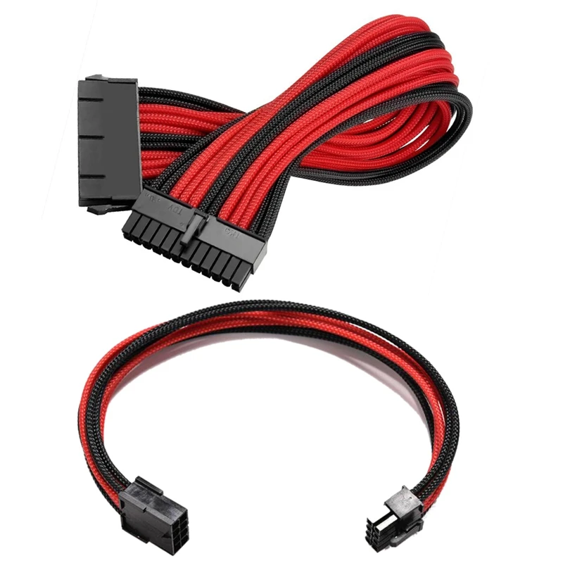 

2 шт., Удлинительный кабель питания для ПК с 8pin на 4 + 4pin