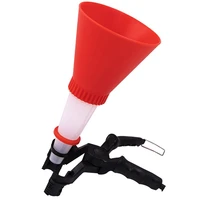 engine oil filling set universal oil funnel with adjustable width holding clamp multifunctional pour oil tool