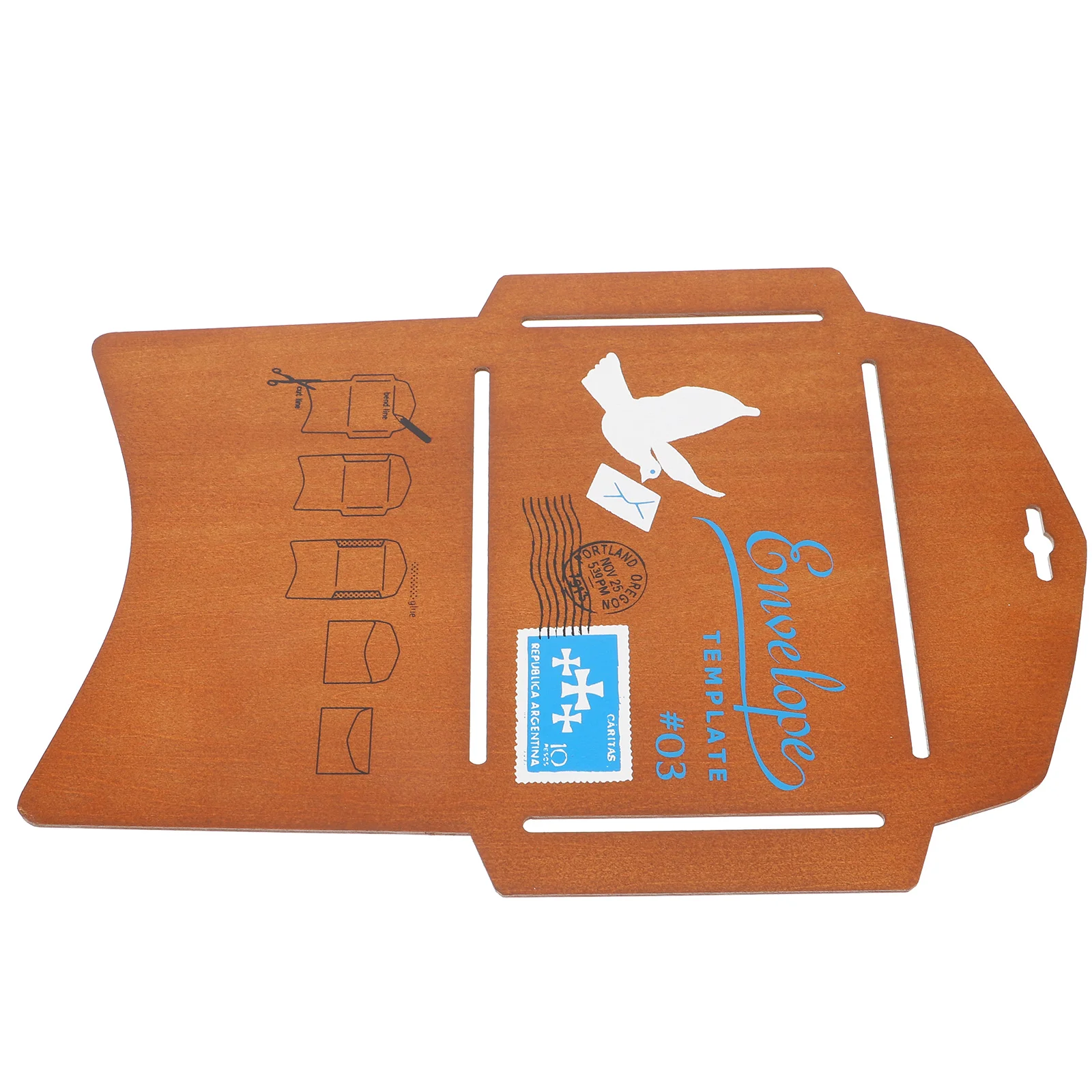 

Envelope DIY Templates Greeting Card Making Tool Crafts Household Stencil Wooden Writing Maker Mold