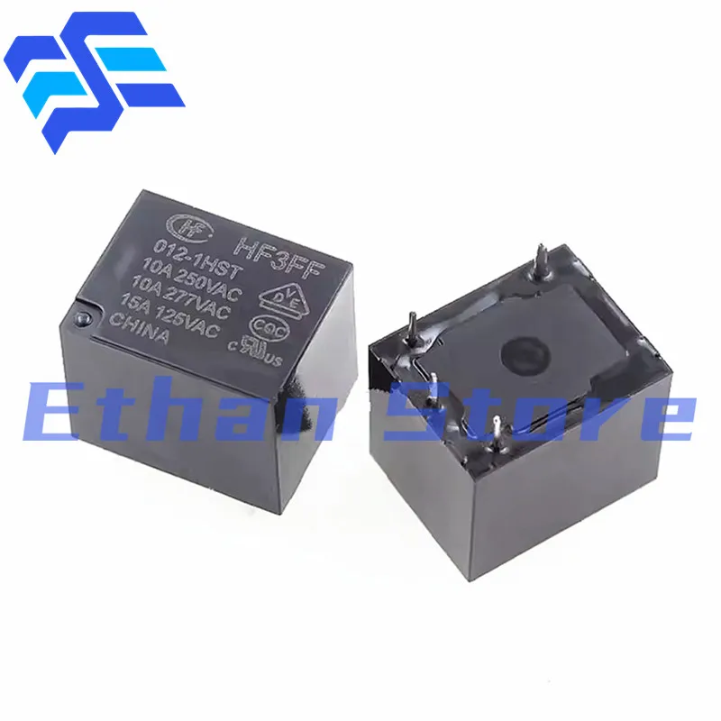 Реле мощности JQC-3FF-005 009 012 24-1HS 1gst 1ZS 4Pin 5Pin HF3FF 005 024 1cav 1ZST HF3FF-005 012-1ZSTF 5В 12В 24В 50 шт.