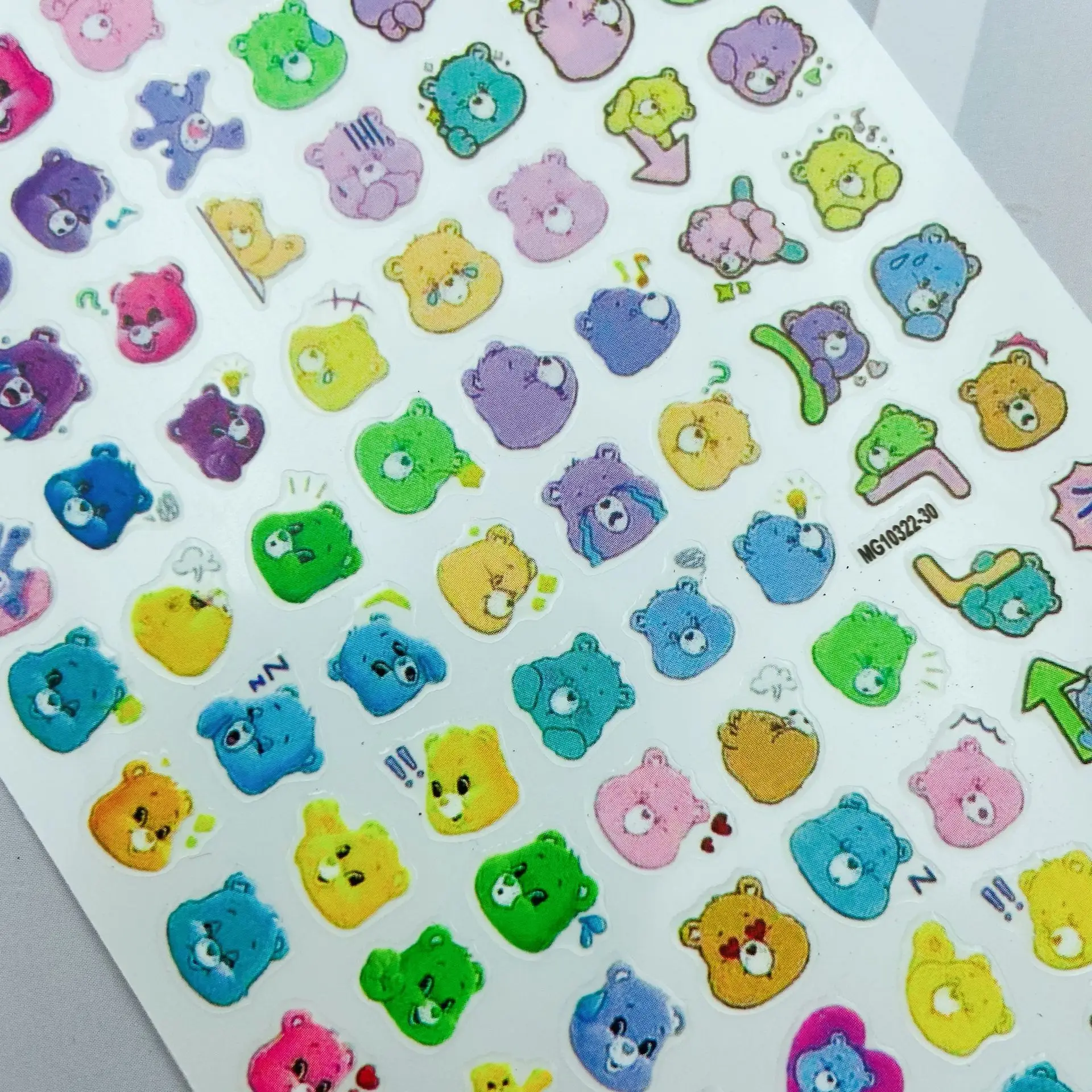 

Стикеры для ногтей «Медведь», 10 упаковок