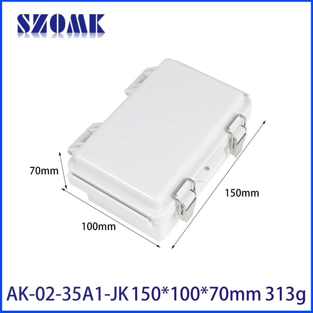 

100x150x70 мм откидной пластиковый корпус Ip67 водонепроницаемый противоударный корпус Abs с фотоэлементами