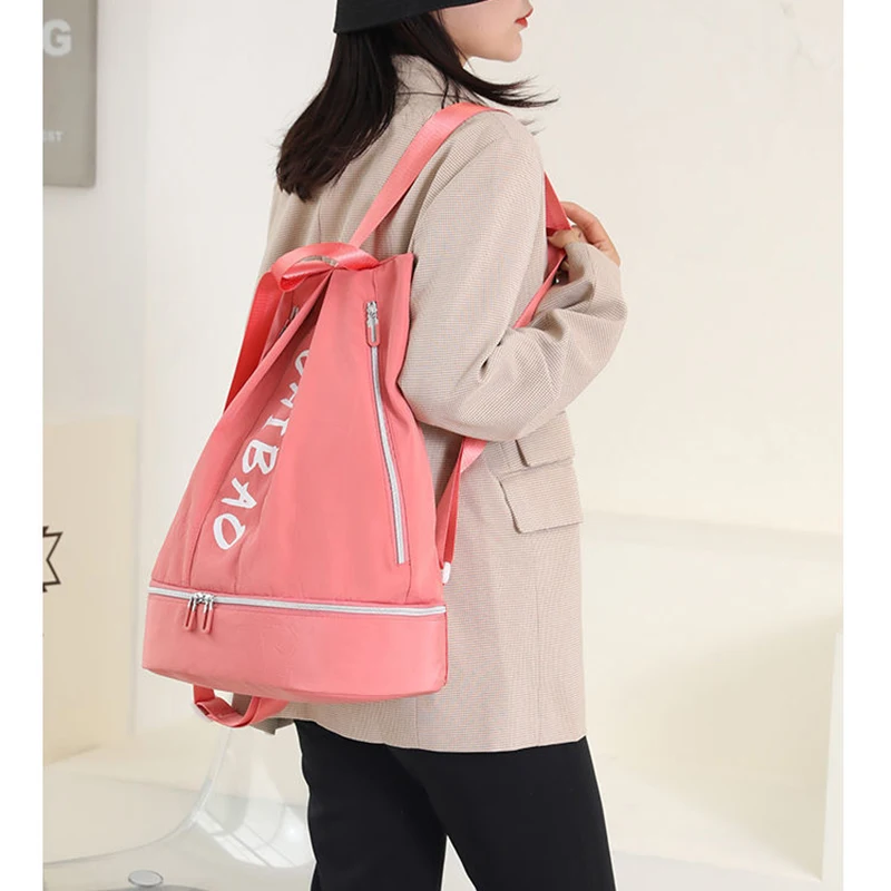 Swimming Backpack Women Men's Dry and Wet Separation Waterproof Bag Training Sports Bags Multifunction Fitness Travel Yoga Bags