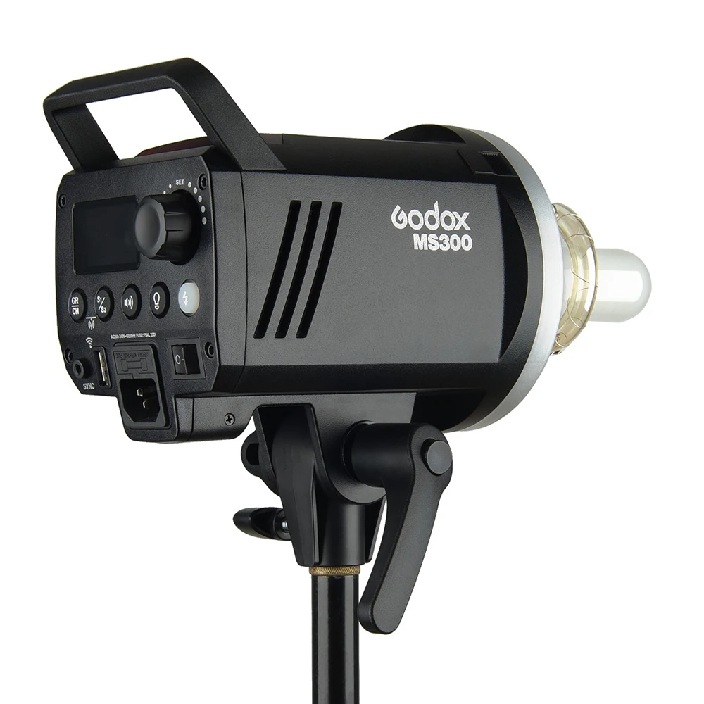 Godox MS200 200W MS300 300W Studio Flash 2.4G Built-in Wireless Receiver Lightweight Compact Durable Bowens Mount Light |