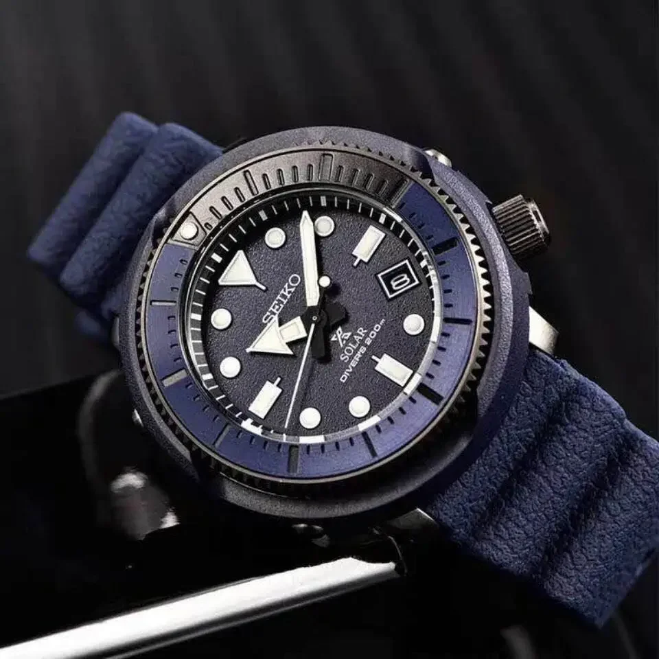 

SEIKO Men's Watch Prospex Street Sports Diver's 200M Green Dial with Silicone Band Watch SNE537 Fashion Sport Casual Men's Watch