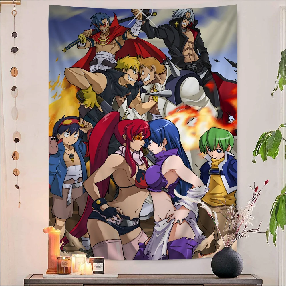 Y-yoko L-littner мультфильм гобелен искусство научная фантастика комната домашний