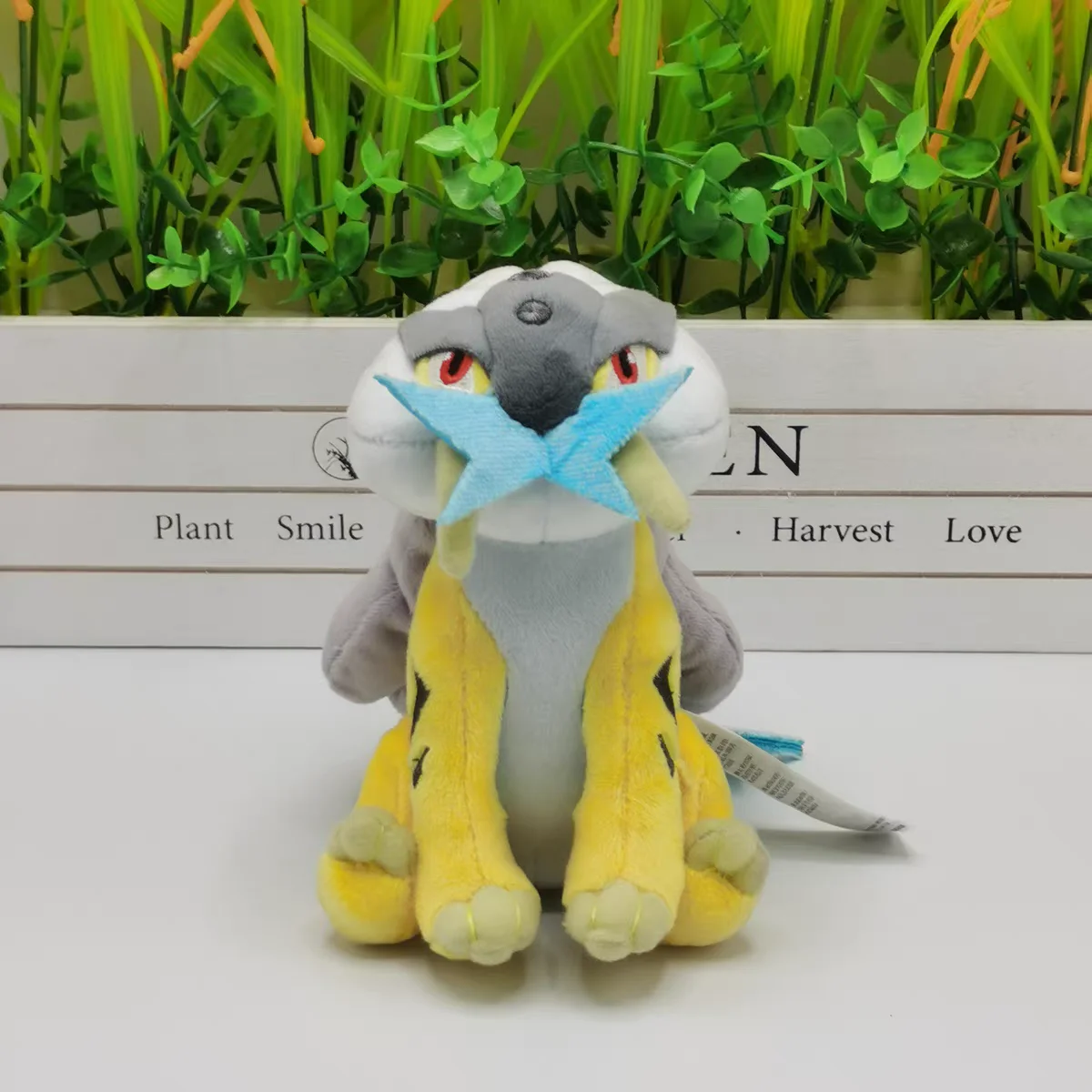 1 шт. оригинальная серия Pokemon Pikachu Raikou Fit плюшевые игрушки мягкие куклы Kawai детский