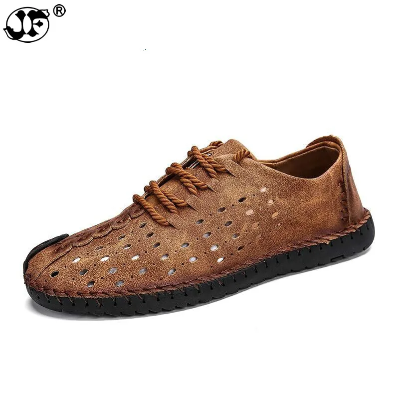 

2021 New Summer Comfortable Casual Shoes Loafers Men Shoes Quality Split Leather Shoes Men Flats Hot Sale Moccasins Shoes745