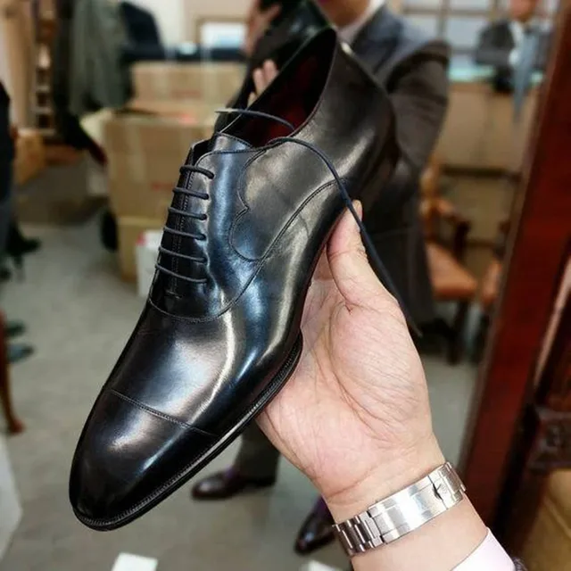 Red Sole Men Derby Shoes Brown Black Lace-up Round Toe Wedding Shoes Men Shoes Free Shipping Men Dress Shoes Zapatos De Hombre 2