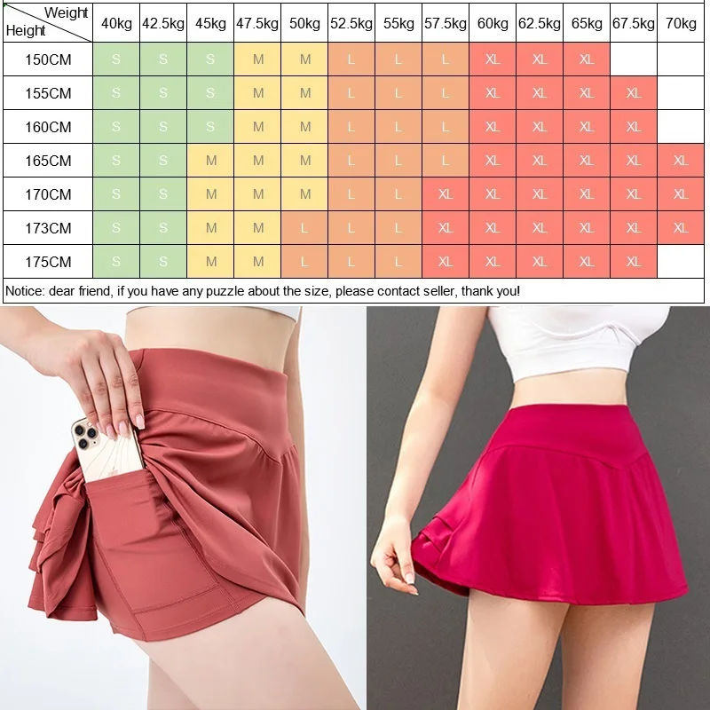 Cloud Hide Women Golf Tennis Skirts Sports Pocket Pleated Skirt Fitness Girl Dancing Shorts Quick Dry Gym Workout Running Skorts images - 6