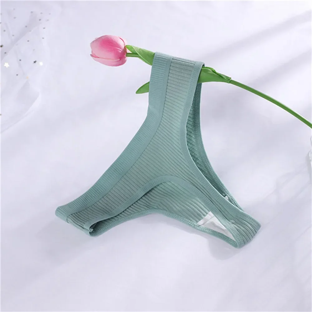 Трусики-стринги женские эротическое нижнее белье эластичные тонкие дышащие