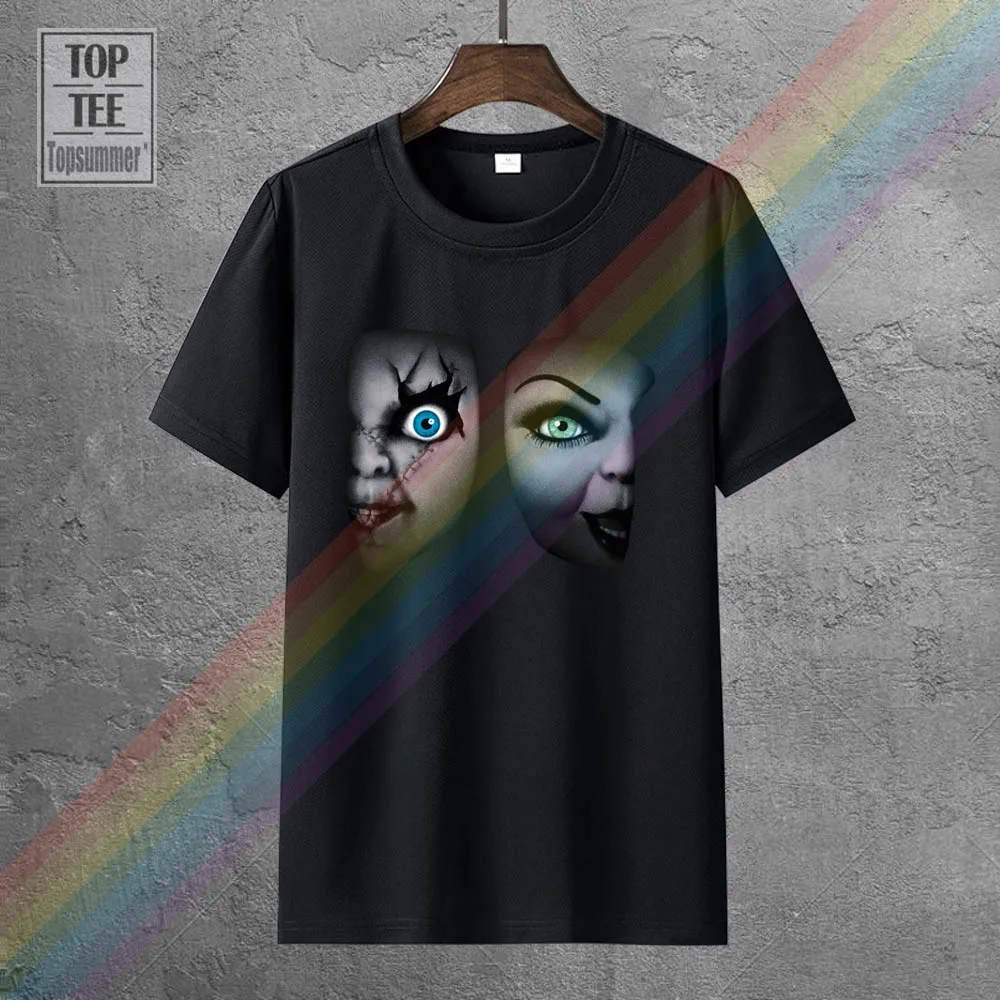 

Movie T Shirts Top O Neck Short Sleeve Mens Seed Of Chucky 3D Sublimation Print T Shirt Custom Made Plus Size Clothing T Shirt