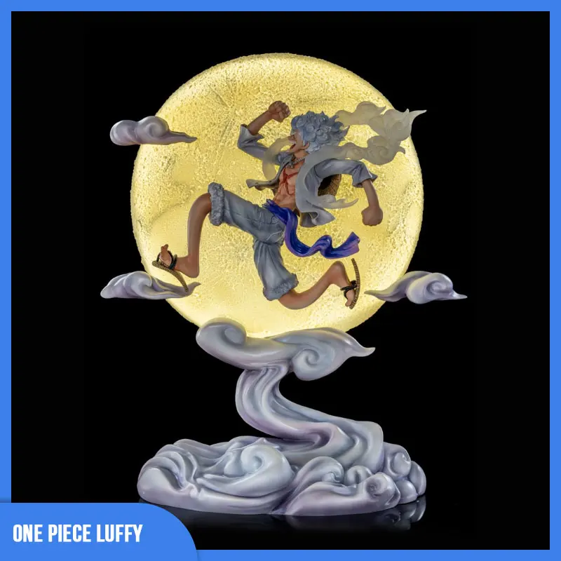 

One Piece Anime Figure Luffy Run To The Moon Gk Action Figures Statue Model Ornaments Collectible Statue Christmas Toy Gift
