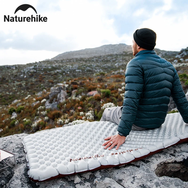 Туристический надувной матрас Naturehike R 5,8, портативный складной, одиночный, ультралегкий, для походов, путешествий, кемпинга (art.: 3920c7abb65ef) - 3920c7abb65ef