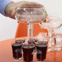 6 shot glass dispenser and holder dispenser for filling liquids shots dispense party accessories games drinking tools