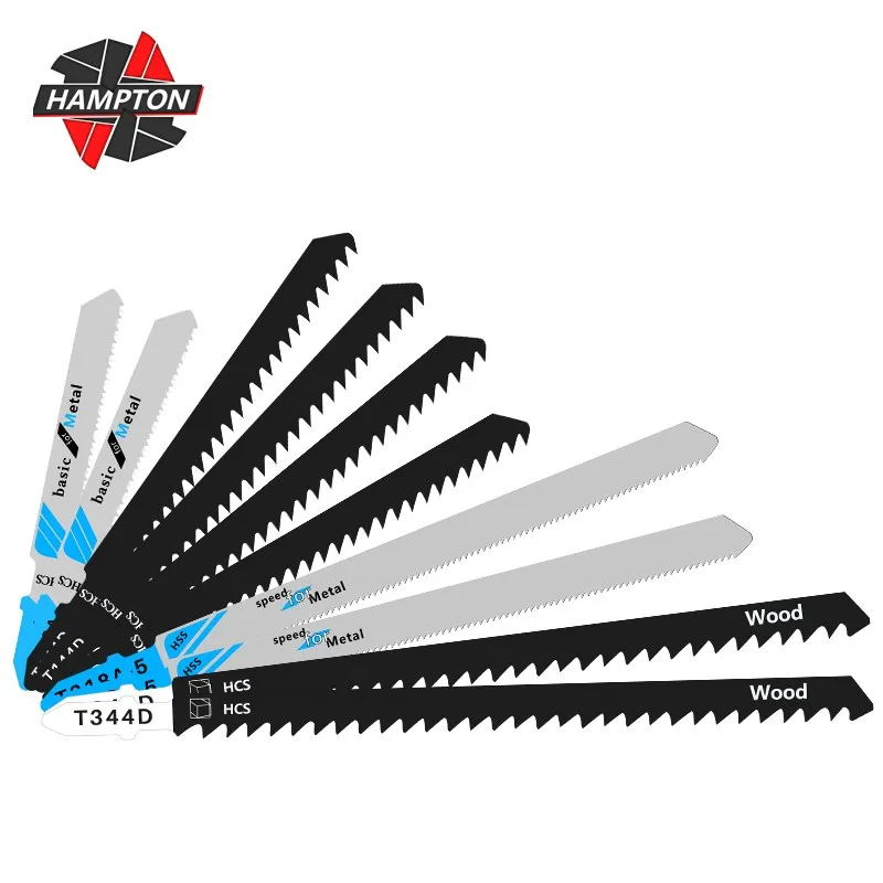 Ножовочное полотно для резки по дереву, 10 шт., T318A/T344D/T118A/T144D HCS