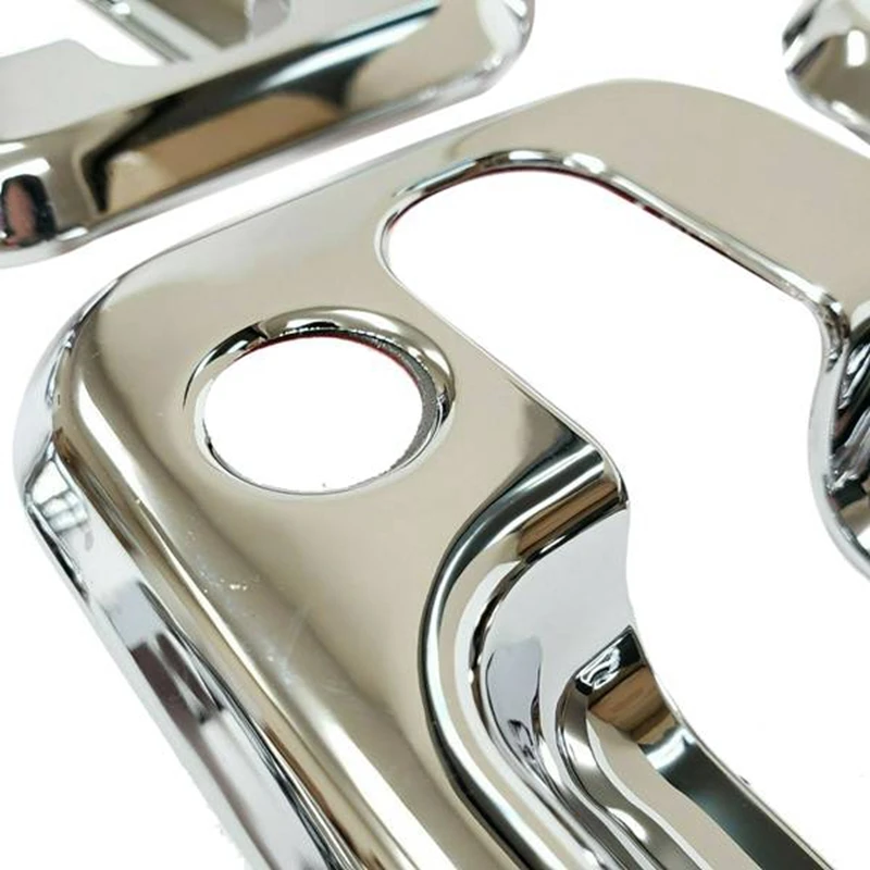 1 комплект передняя и задняя хромированная крышка для дверной ручки без