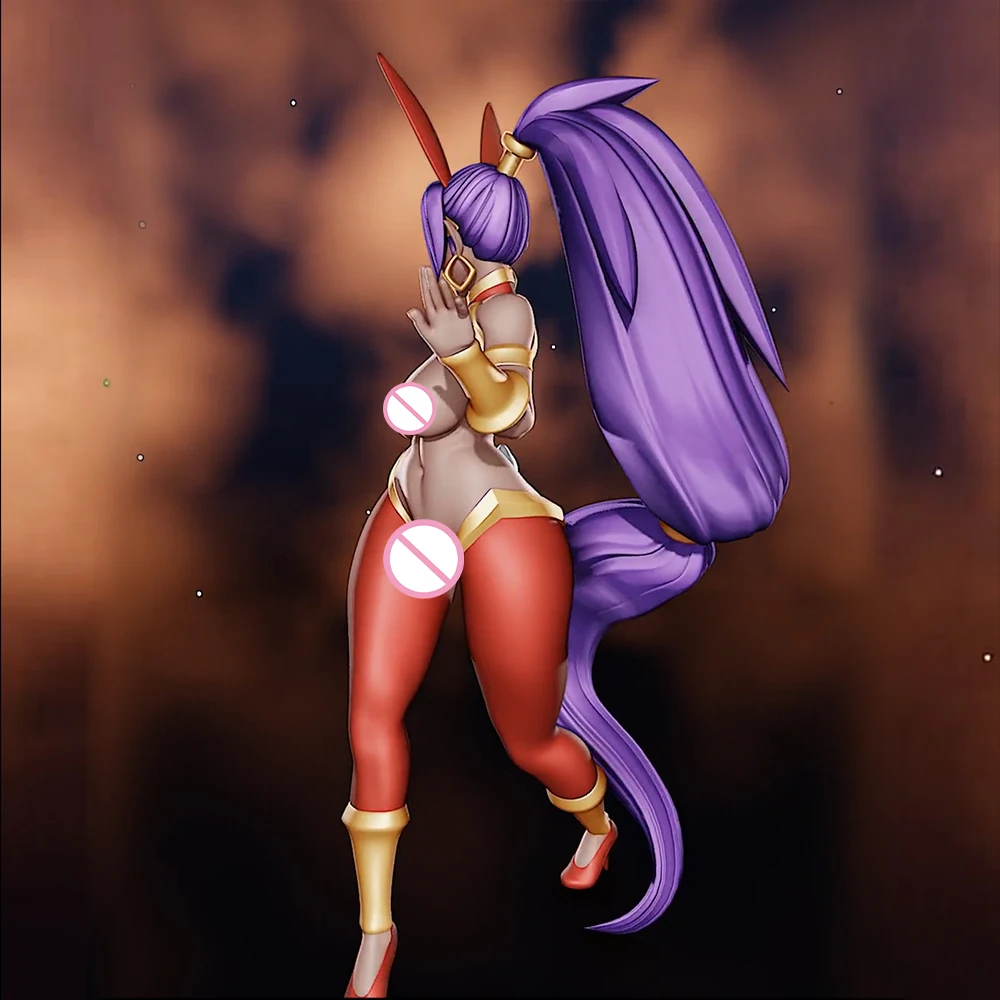 Модель 3d печати 1/24 набор красивых девушек зайчик Shantae модельная фигурка из смолы