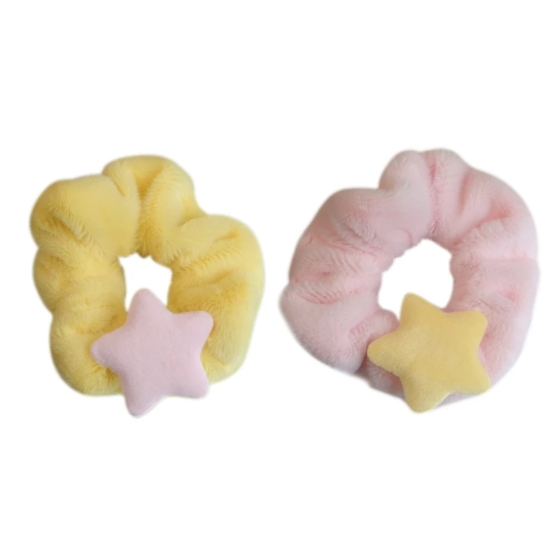 

Резинки для волос, украшения для волос, тканевые Эластичные аксессуары для волос, толстые пушистые Завязки для волос без ворса