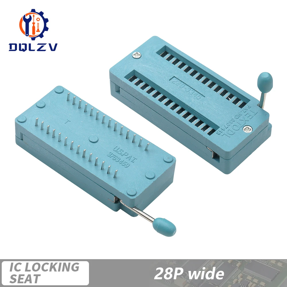 

14 16 18 20 24 28 32 40 P Штифт Широкий / Узкий 2,54 мм Зеленый DIP Универсальная розетка ZIF IC Тестовая розетка Тип припоя Замок IC Сиденье Zif Розетка