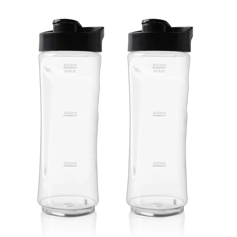 2 Pieces Durable Plastic Juicer Mug Blender Container Mixer 