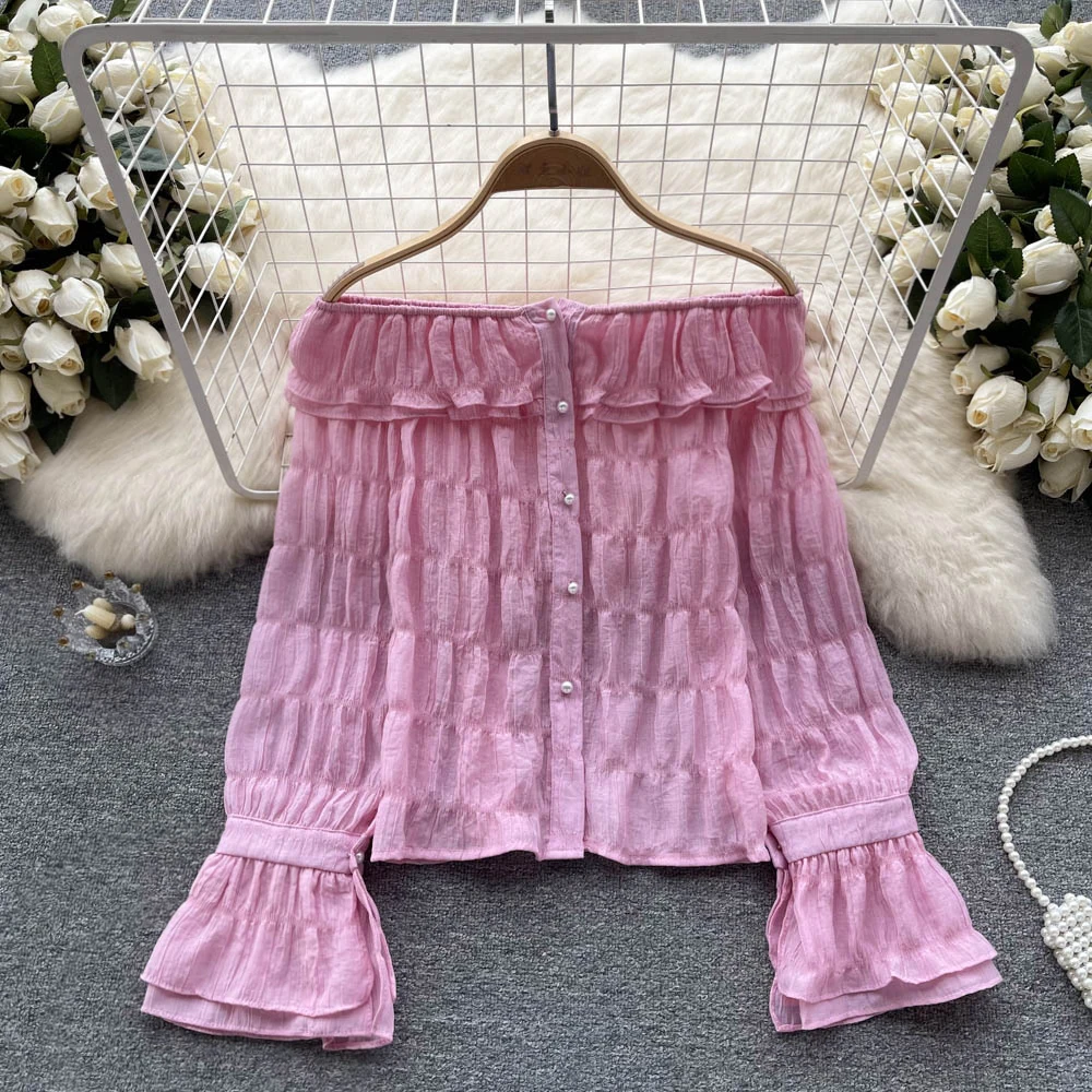 Шикарный дизайнерский жаккардовый однотонный короткий универсальный топ с