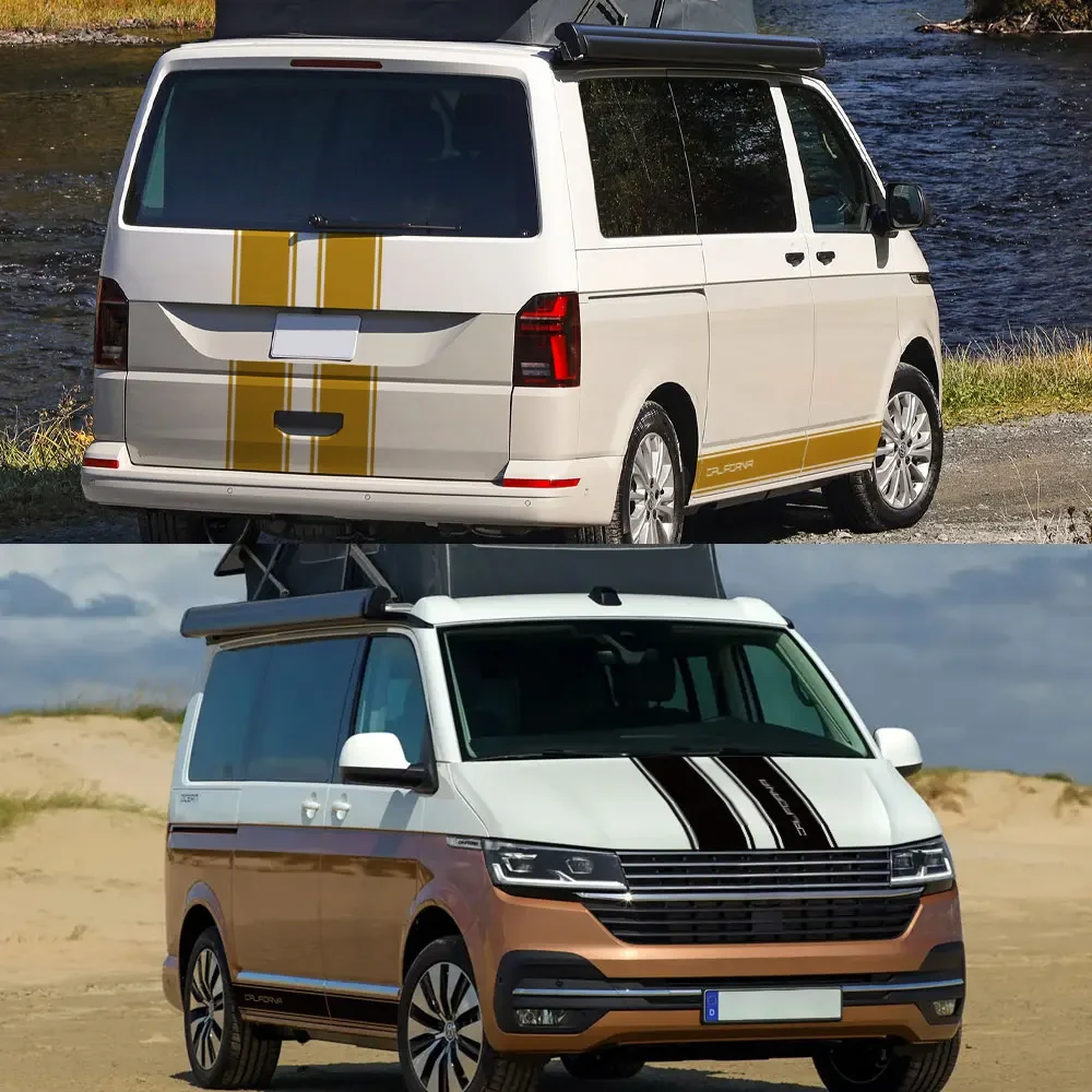 Наклейки виниловые на заднюю дверь автомобиля для Volkswagen VW Multivan Transporter T4 T5 California T6