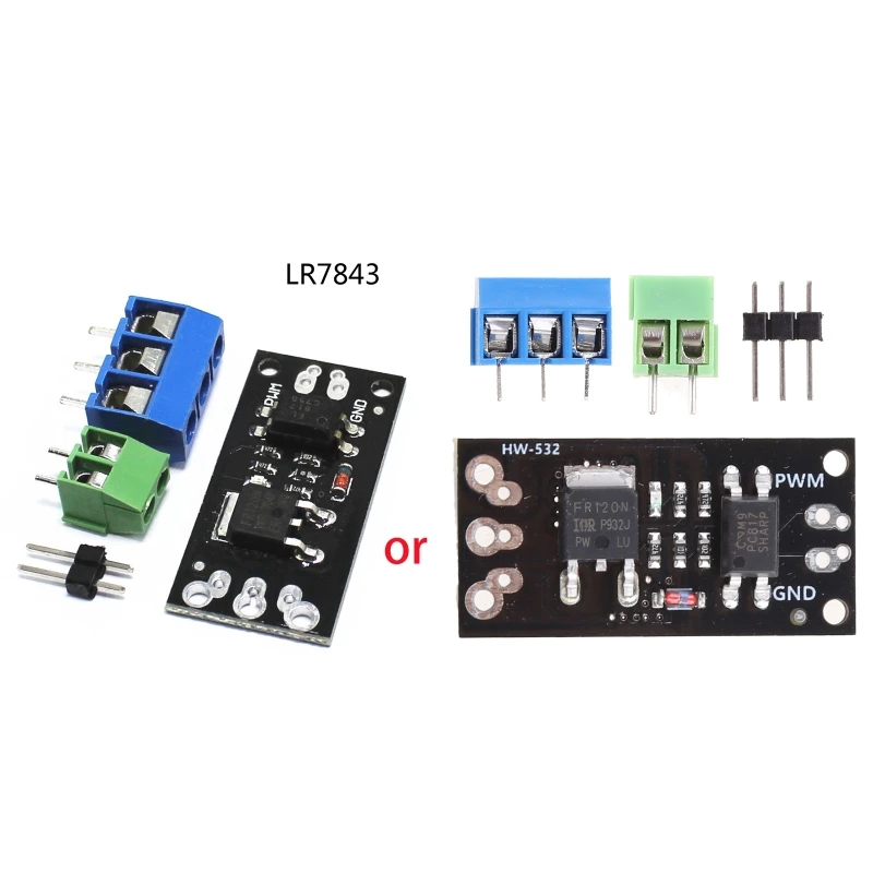 

D4184/FR120N/LR7843 Isolated MOSFET MOS Tube FET Module Replacement Relay 40V 50A 100V 9.4A 30V 161A Plate